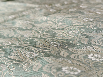 Botanical Heritage Tanchoi Silk Fabric